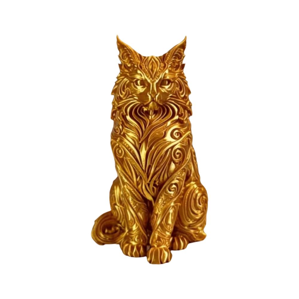 Nordic-Style Desktop Cat Ornaments Cute Sitting Cat Sculpture Cat Statue Living Room Decor