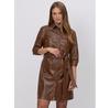Платье FAN LEATHER