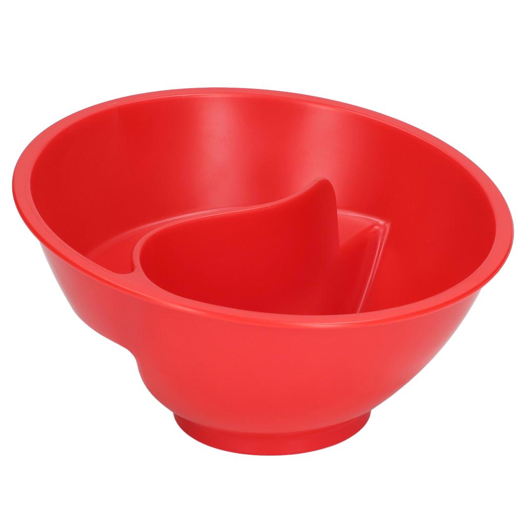 Cereal Divided Bowl Multipurpose BPA Free Stackable Separated Snack Bowl for Ice Cream Yogurt