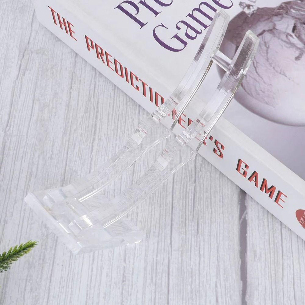 Clear Base Acrylic Display Stand Flat Bottom Gold Dipped Rose Flower Shelf Home