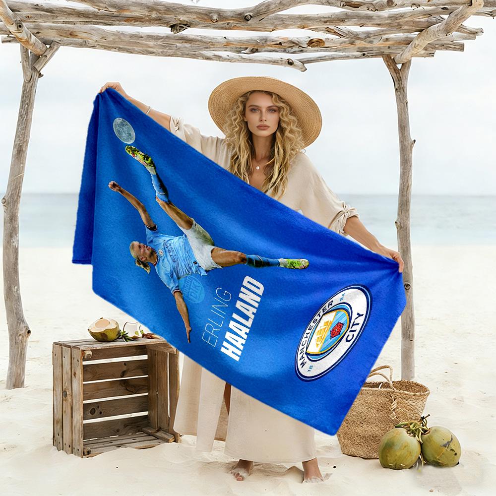 Haaland's Brilliant Performance Beach Towel Super Soft & Absorbent Comfortable Lightweight