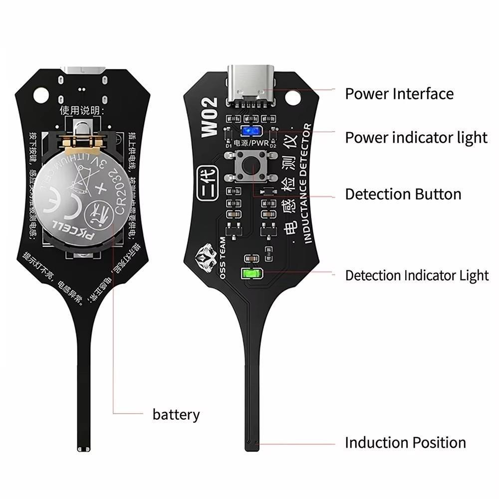 Type-C Interface Inductance Tester Motherboard Coil Tester Induction Quick Check