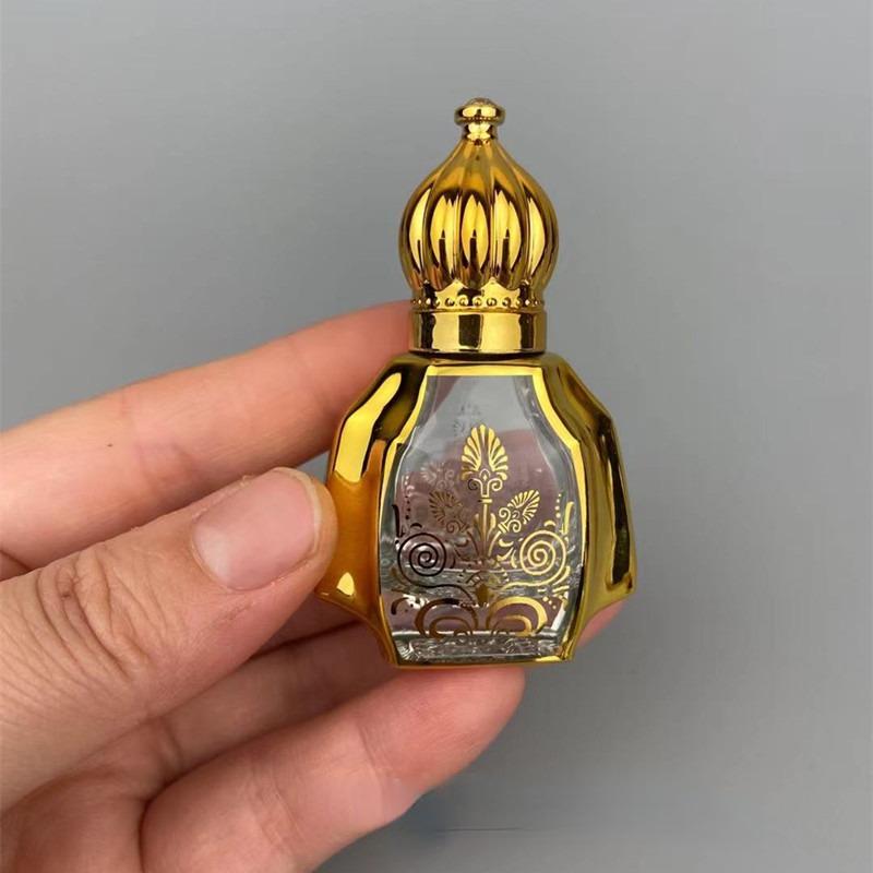 Роликовый флакон с эфирным маслом, 10 мл, многоразовый флакон для духов, стеклянный роликовый флакон с эфирным маслом, косметический контейнер