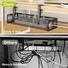 No Drilling Under Desk Wire Management Tray Space Saving Power Strip Cord Holder  Office