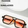 Women'S Fashion Street Shooting Trend Hundred Sunglasses Uv400 Shades Classic Square Frame Suitable For Both Men And Women