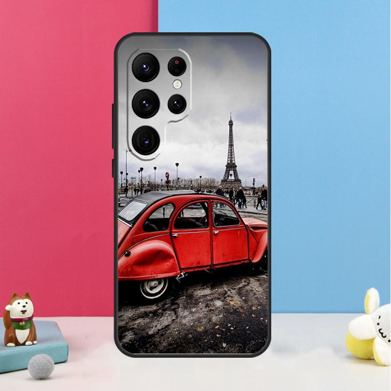 Чехол Париж Эйфелева башня для Samsung Galaxy S25 S24 S20 S21 S22 S23 Ultra S9 S10 Plus S23 FE Задняя крышка