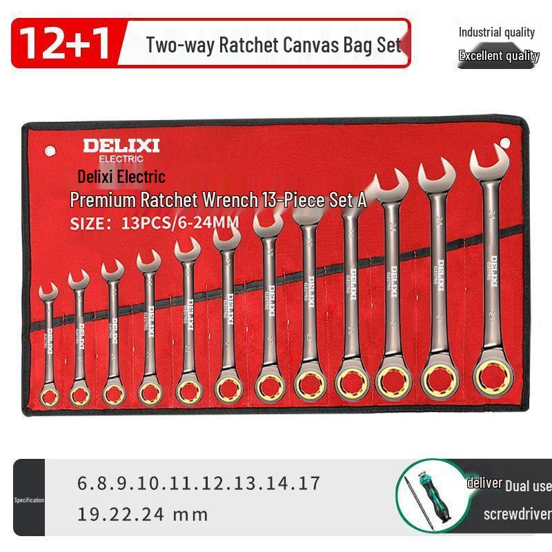 72-Teeth Dual-Purpose Swivel Head Ratchet Wrench - Ideal for Quick Automotive Repairs