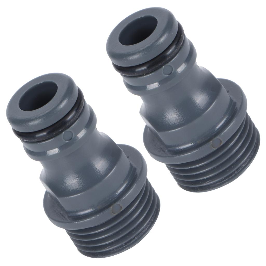 2Pcs G1 2 Male Thread Quick Connector Nipple Garden Hose Tap Nipple Adapter Irrigation Tool