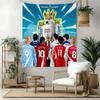 Arsenal Wall Decor Tapestry Art For Pet Memorial Birthdaywedding Party Backdrop Family Gift