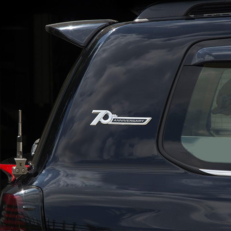 For 2008-2022 Toyota Land Cruiser 300 200 Lc300 LC200 70th Anniversary Logo Decoration Label Appearance Decoration Accessories VE4
