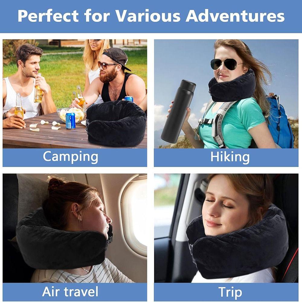 Дополнительная набивная подушка для багажа, подушка для путешествий, регулируемая подушка U-образной формы для шеи, офисная