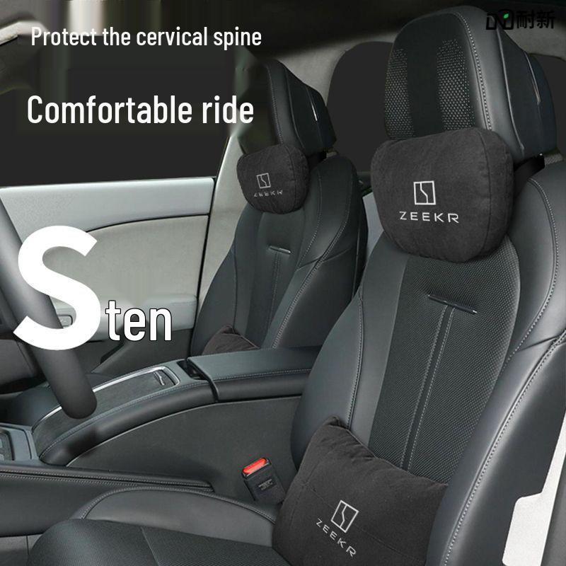 ZEEKR Car Headrest, Lumbar and Neck Support, Backrest, Seat Cushion