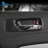 Наклейка из настоящего углеродного волокна для Lexus IS IS250 300 350C 2006-2012, ручка задней двери автомобиля, внутренняя отделка, Стайлинг авто