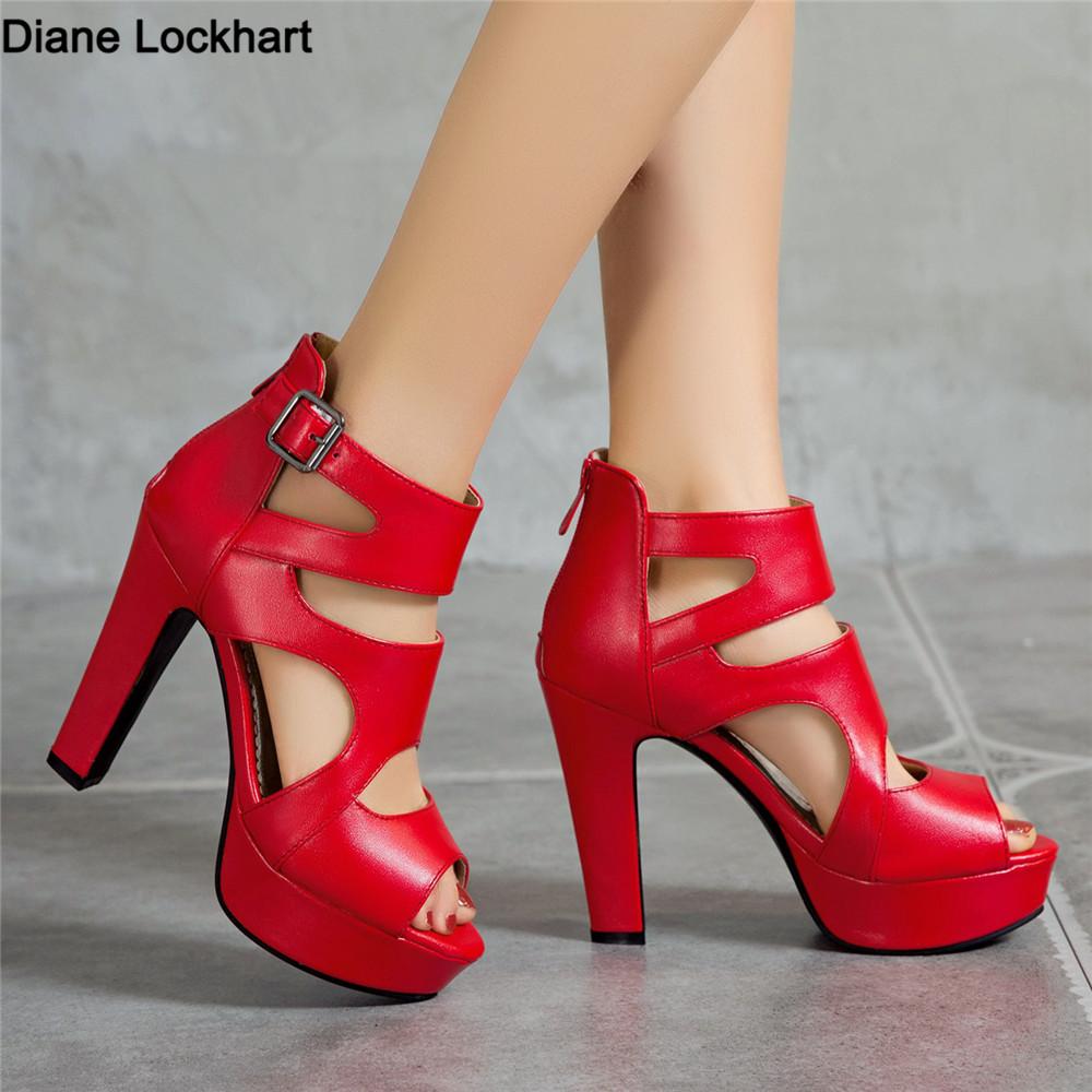 Модные летние сексуальные женские сандалии-гладиаторы дизайнерские с открытым носком с вырезами на высоком каблуке на платформе для вечеринки женская обувь на молнии сандалии женские