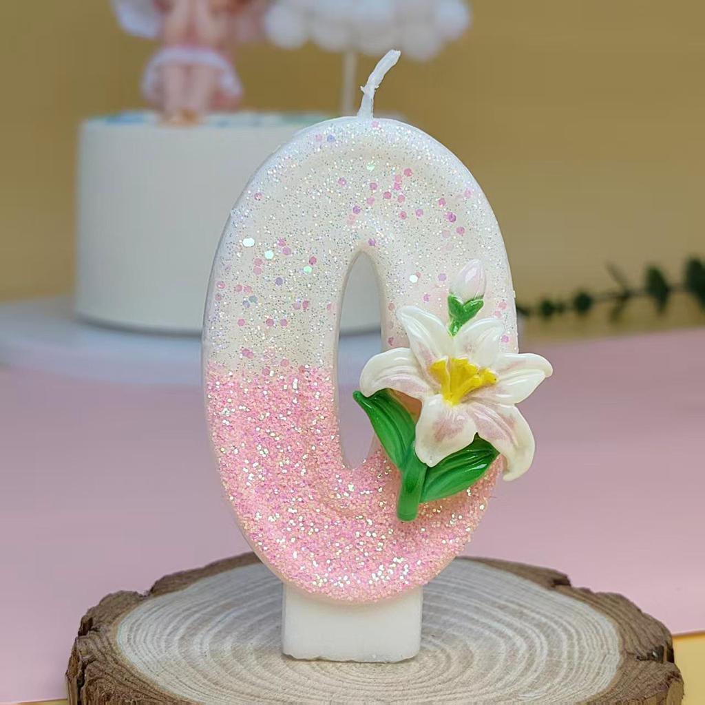 Креативные свечи для торта на день рождения с цифрами 0-9 для украшения торта