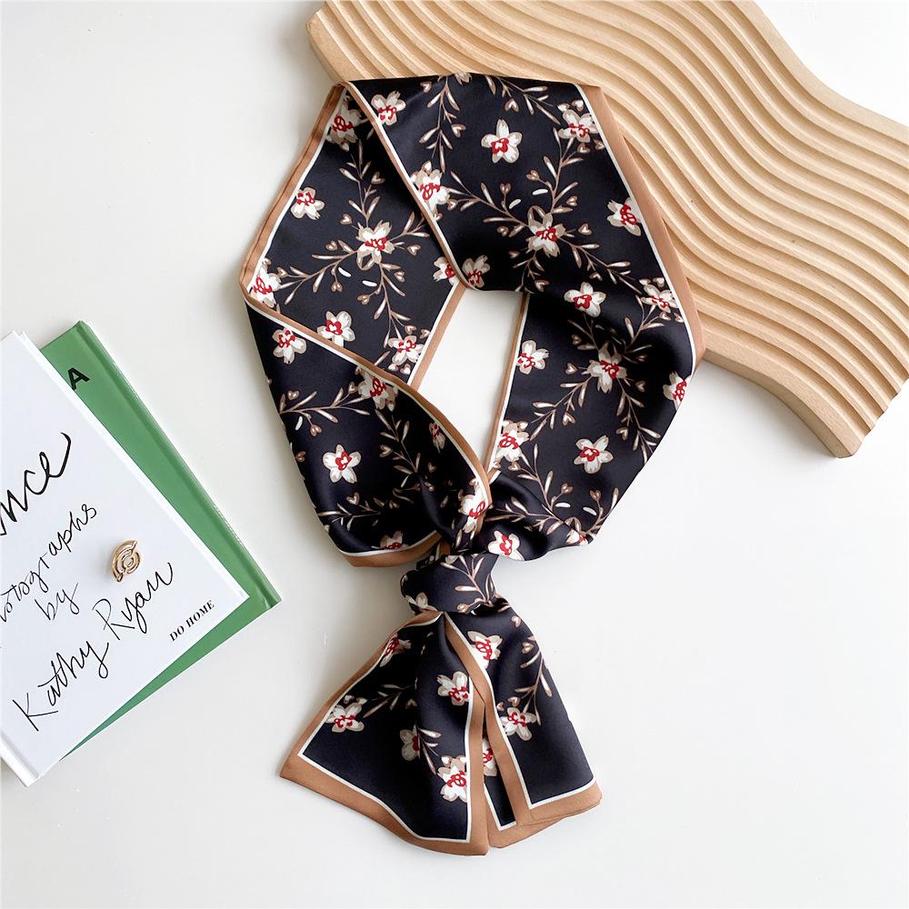 New Scarves Silk Scarves Women'S Spring And Autumn Season Long Decorative Professional Scarves Summer Thin Styles Paired With Shirts Stylish