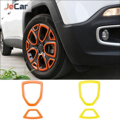 JeCar ABS 1,4 ступица колеса, украшение для шин, накладка, наклейки, рамка для Jeep Renegade 2016-2018, экстерьер автомобиля