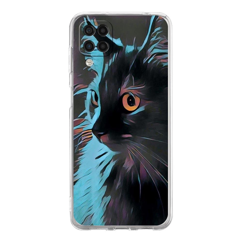 Модный мягкий чехол для телефона с милыми котами для Samsung Galaxy A51 A71 A21S A12 A11 A31 A41 A03S A13 A33 A73 A53 A52 A32 5G A23