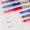 12Pcs/set Black/Red/blue Ink Liquid Rollerball Gel Pen Quick Drying Roller Ball Pens  Student
