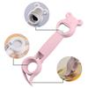 Stainless Steel Bottle Opener 4 in 1 Solid Color Lid Remover Indoor Bar Restaurant Beverage Opening Tool Accessories
