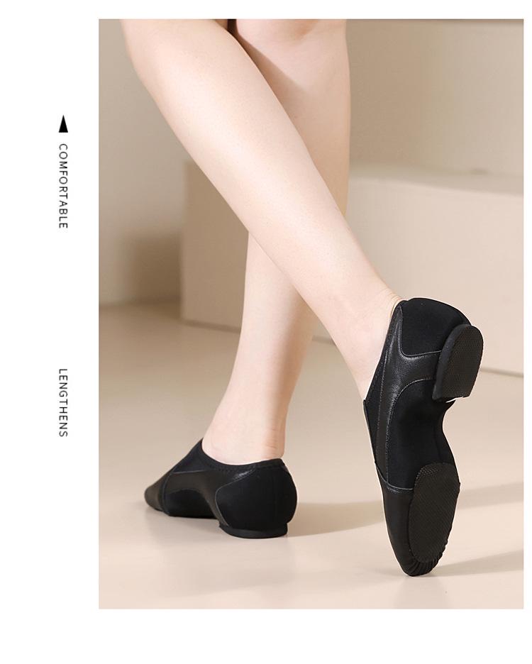 Стрейчевые тканевые джазовые и балетные танцевальные туфли для детей и взрослых - Идеально подходят для латиноамериканских танцев, практики и чирлидинга.