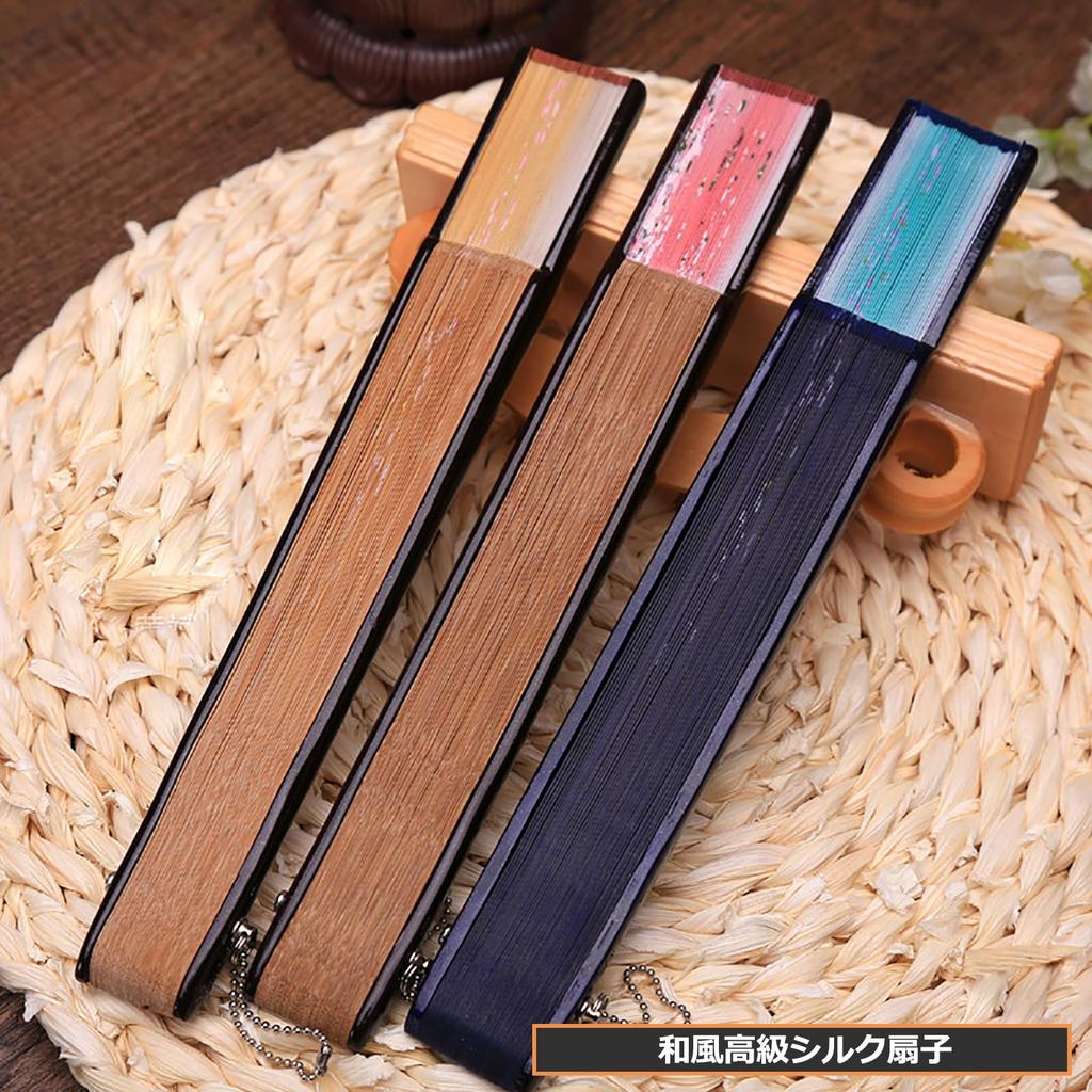 Jinchuan Складной Премиум Бизнес со Складным Чехлом и Оригинальным Японским Дизайном Сакуры и Кролика и Женский Веер с Сакурой, Стиль,