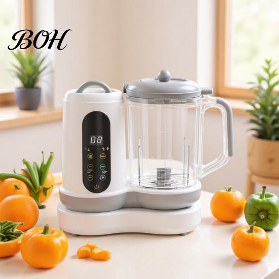 Nutrient Preserving Food Maker Infant Maker, Processor And Steamer, Puree Blender, Multifunctional Automatic Steam Cooking Device Baby Supplement for