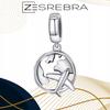Charms Pr 925 Plane World Bead Pendant Beads Travel Gift