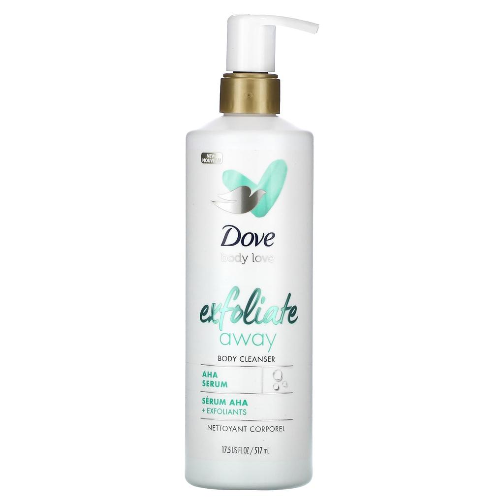 DOVE Body Love, Отшелушивающее очищающее средство для тела, 17,5 жидких унций (517 мл)
