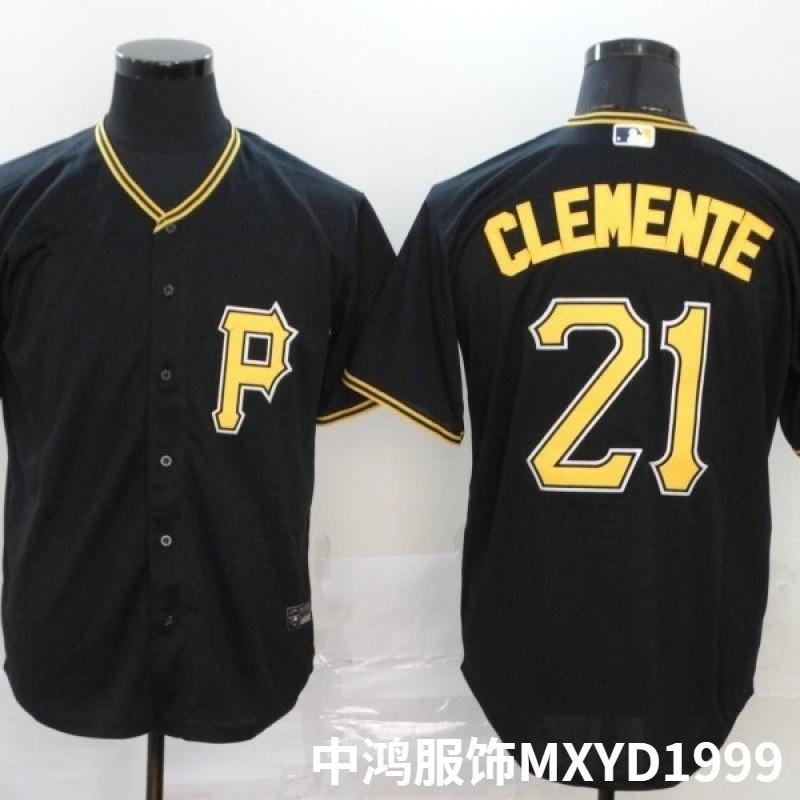 Pittsburgh Pirates Roberto Clemente 6 Embroidered Baseball Jersey Unisex Fan Apparel