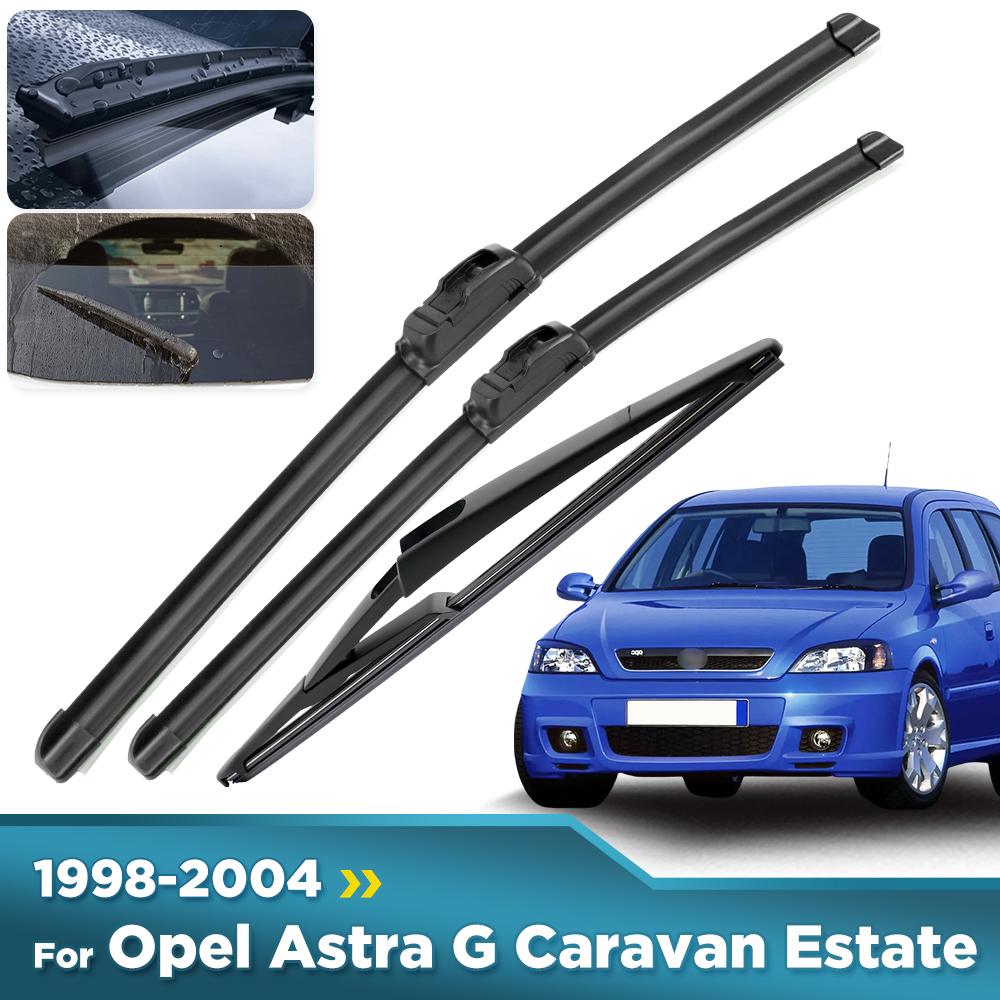 Для Opel Astra G Caravan Универсал 1998-2004 1999 2000 Щетки стеклоочистителя Передние и задние Щетки стеклоочистителя Лобовое стекло Стекло Щетки 20"19"11