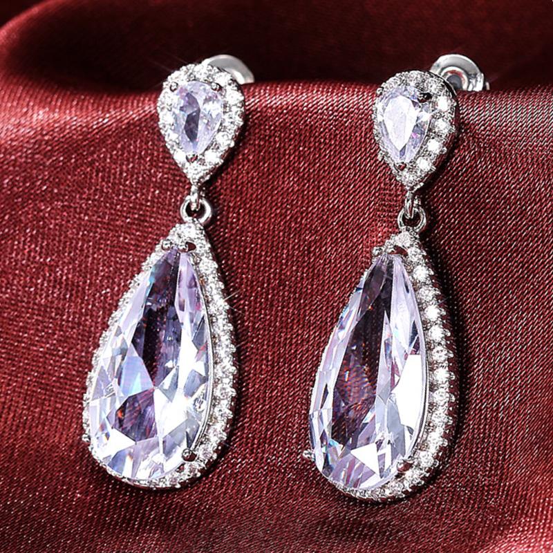 CAOSHI блестящие кристальные серьги-подвески для женщин великолепный дизайн свадебные аксессуары ювелирные изделия роскошные висячие серьги для вечеринки