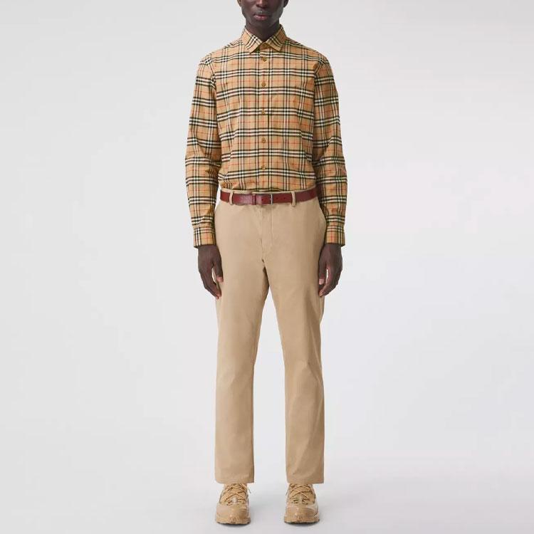Burberry small scale check shirt 80209661