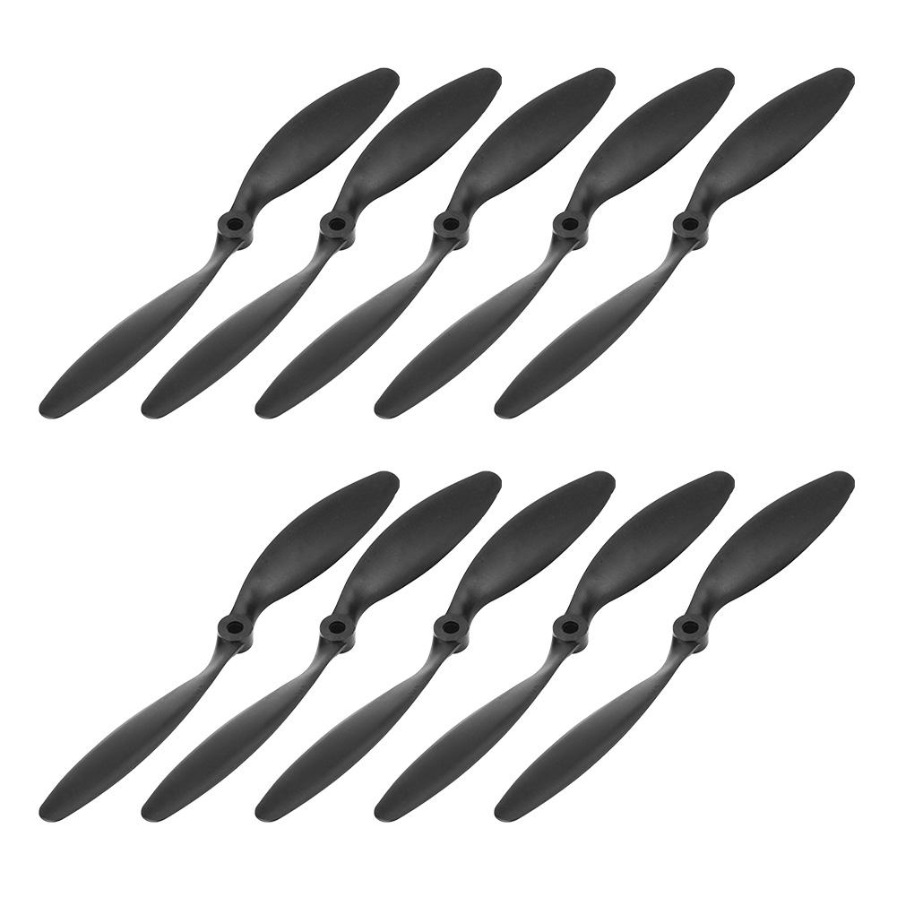 10 шт./компл. 8060 Пропеллеры Лопасти Аксессуары для RC Самолета Квадрокоптера Черный