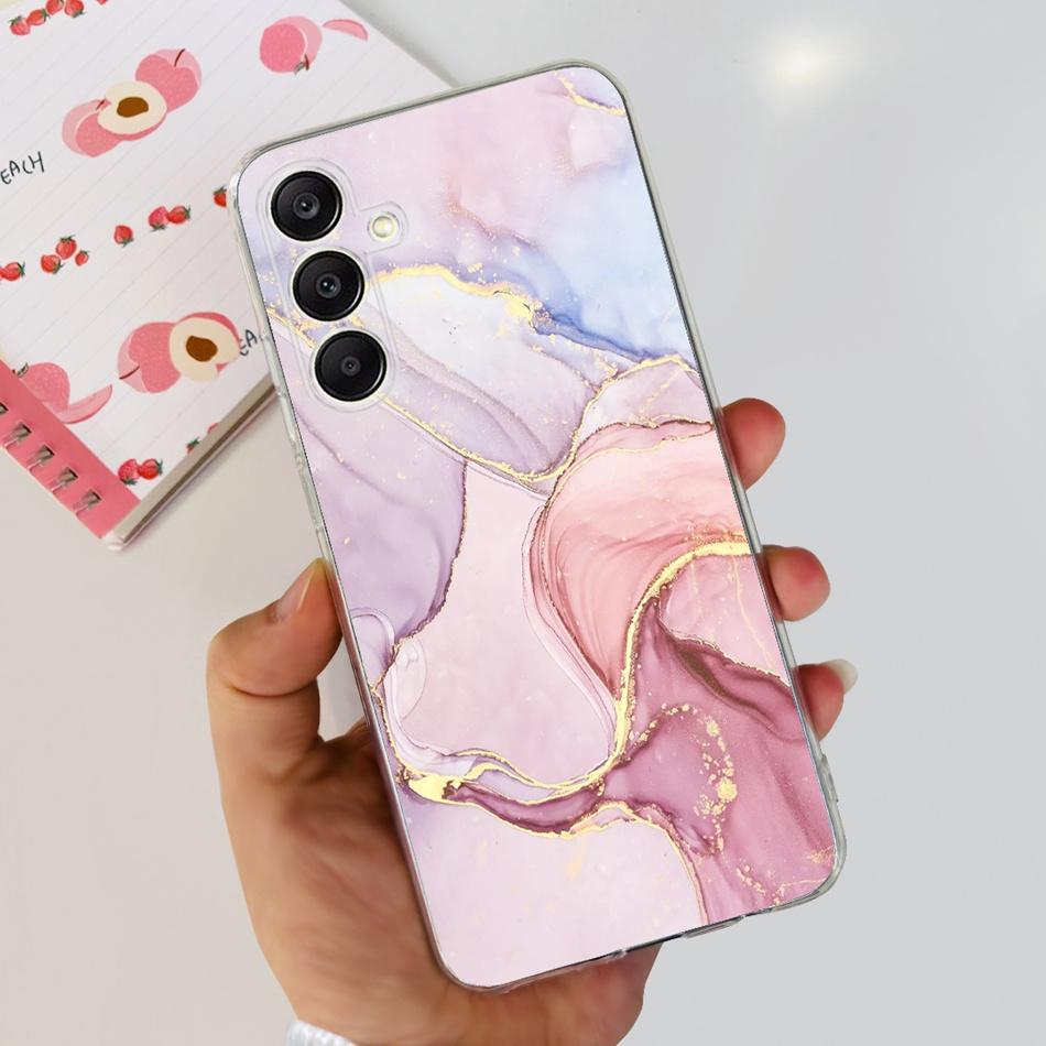 Чехол для Samsung Galaxy A25 Samsung A25 5G SM-A256B 2023 Элегантная печать Мягкий силикон ТПУ Тонкая задняя крышка телефона