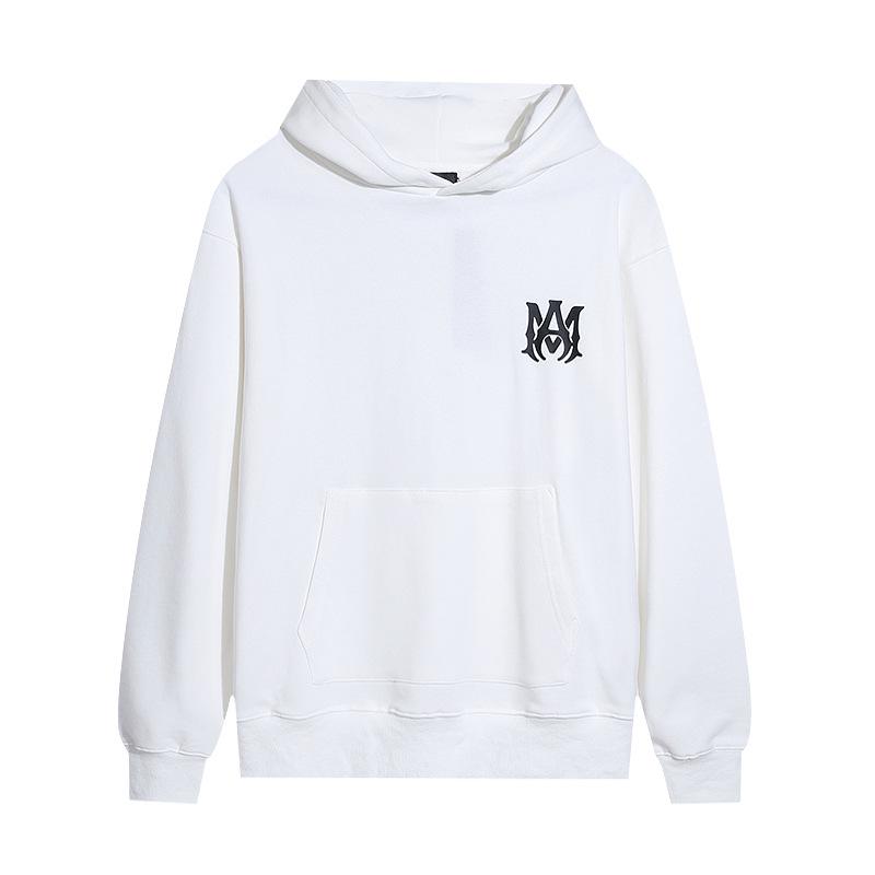 Унисекс худи AMIRI с высококачественным принтом, повседневное - Коллекция Осень/Зима 2024, трендовое американское