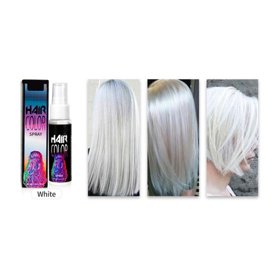 30 мл одноразовая краска для волос в спрее быстросохнущая натуральная растительная краска для мужчин и женщин временная мгновенная краска для волос краситель для Хэллоуина косплей вечеринка макияж реквизит