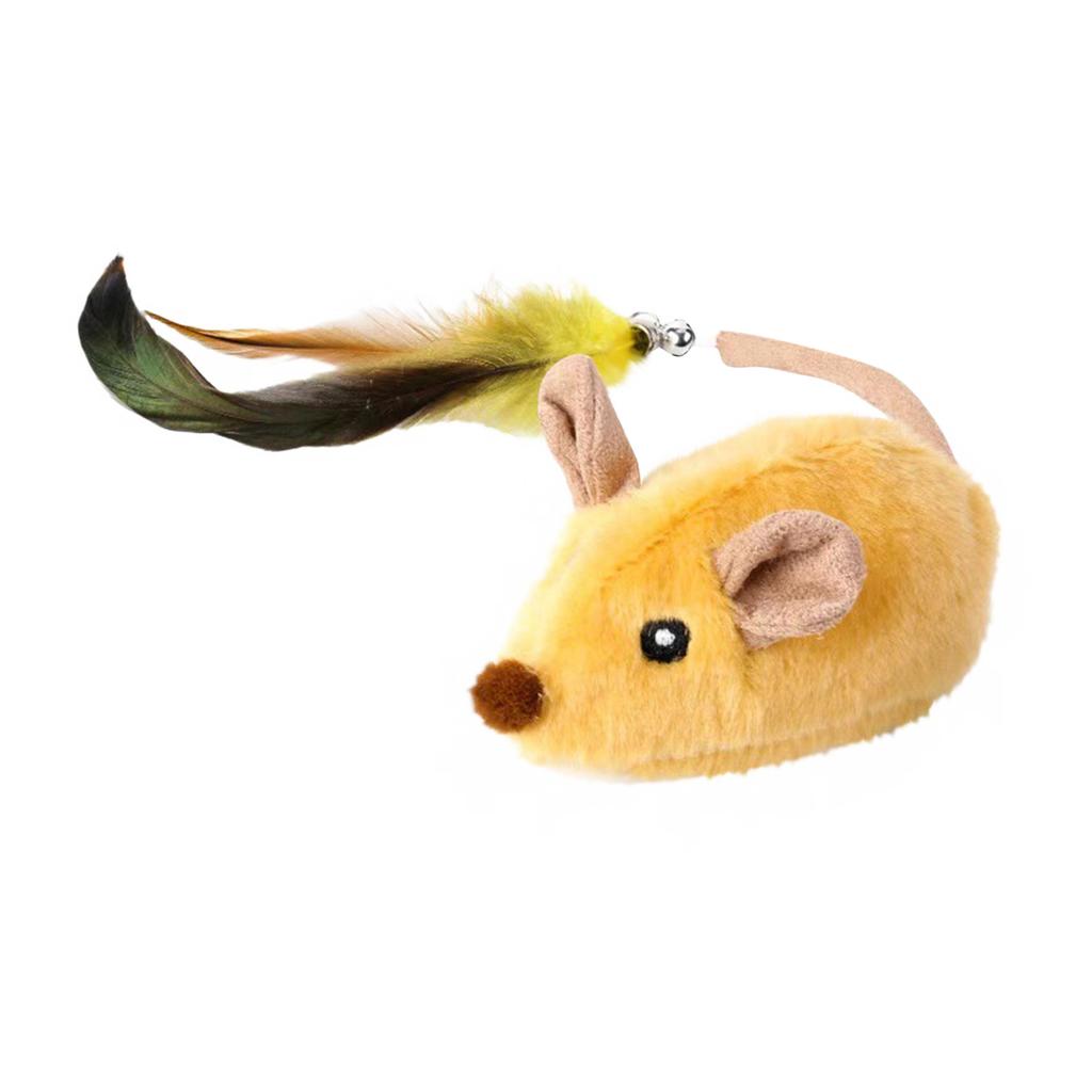 Cat Simulation Toy To Boredom. Sound. Plush. Intelligent. Electric. Small Mouse. Automatic. Cat