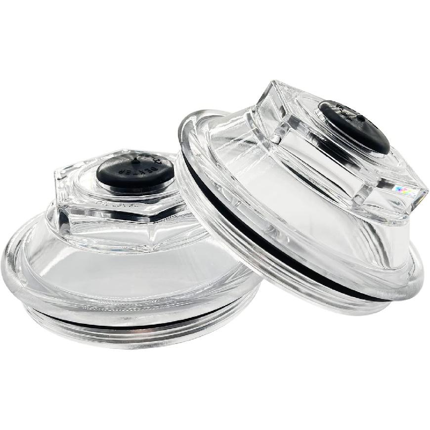 iFJF 21-36 Oil Cap Kit Replacement for Dexter 9K (AFTER 10-1-89) & 10K & 12K & 15K Axles, K71-148-00 Oil Bath Dust Caps 4.0" Thread Trailer Axle