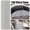 2400x900/600x5mm EVA Foam Faux Teak Boat Decking Sheet Self-Adhesive Marine Flooring Boat Deck Mat Yacht Accessories Gray Brown