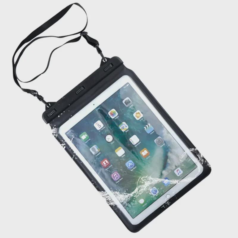 Большая водонепроницаемая сумка из ПВХ с зажимом из АБС-пластика, двумя крючками и чехлом для шнурка