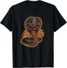 Cobra Kai Distressed Vintage Snake Logo TV Show T-Shirt