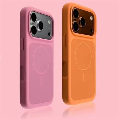 Роскошный силиконовый двухцветный чехол-конфета для Magsafe для iPhone 17 Air 16 15 14 13 Pro Max Plus Магнитная беспроводная зарядка Бампер Яркий цвет Мягкая крышка