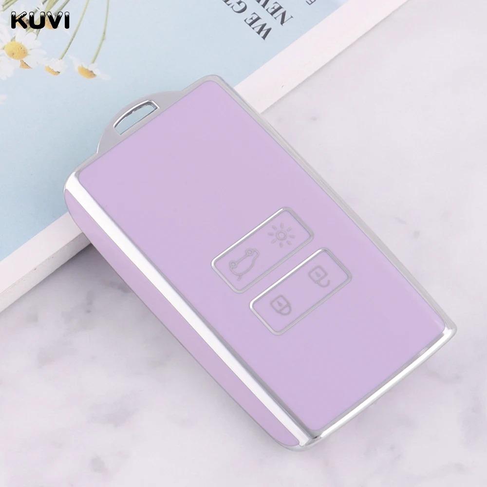 TPU Car Key Cover Case Fob for Renault Captur Megane Talisman Espace Clio Zoe Koleos Scenic 4 Arkana Dacia Sandero Card