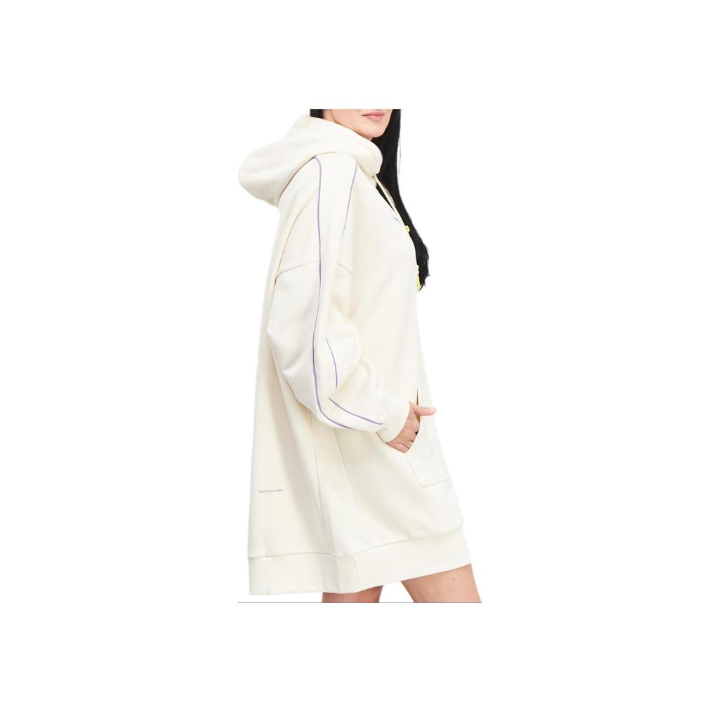 Puma X ROARINGWILD Hoodie Dress With Logo Women Dress Off-White 532599-73