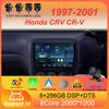 Car Radio Android 14 Carplay Auto For Honda CRV CR-V 1997-2001 Multimedia Video Player GPS Navigation Autoradio Stereo 2 Din DSP