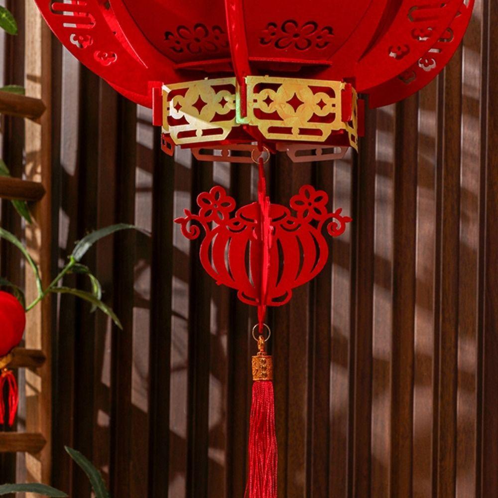 Благословение Подвесной Фонарь Китайский Стиль Весенний Фестиваль Товары Новогодние Украшения