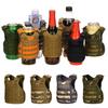 Открытый камуфляж тактический военный мини-жилет держатель для бутылки с водой для пива, напитков