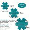 12pcs/set Hexagonal Shape Felt Pot Protector Heat Insulation Anti Scratch Pan Protectors Wear Resistant Space Saving