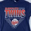Винтажная футболка Minnesota Twins Мужская M/L Логотип MLB Baseball 7 90-е Футболка